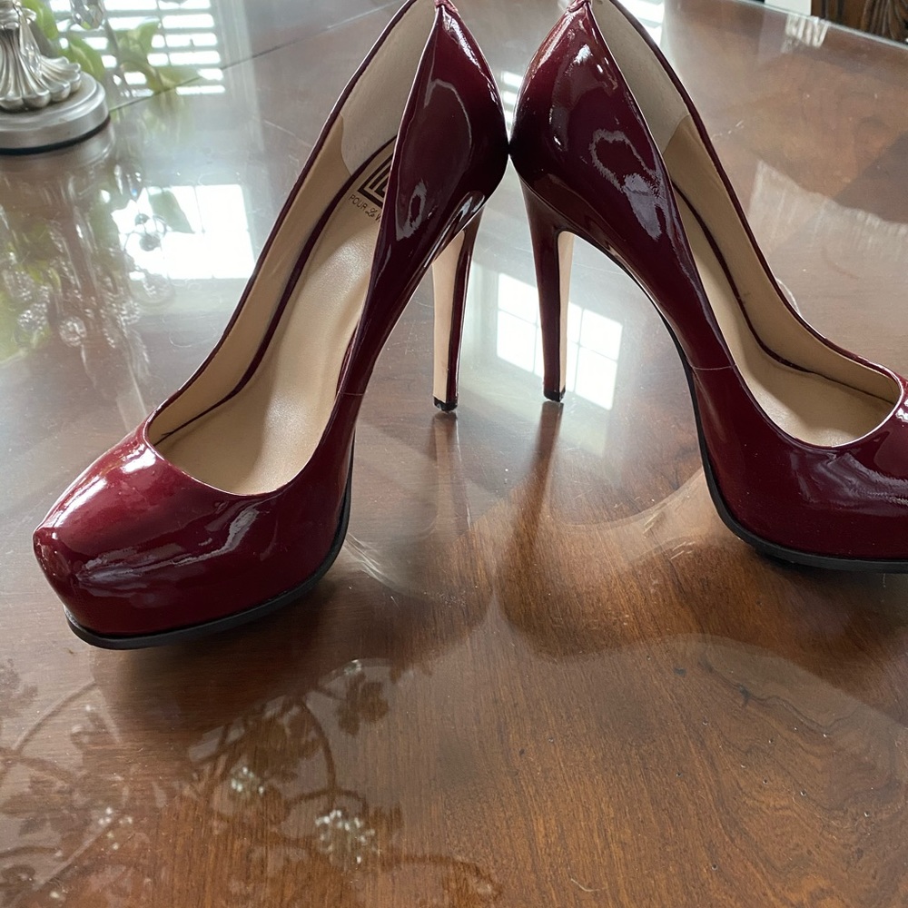Burgundy Pumps